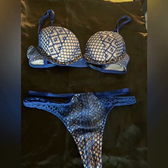 Victoria’s Secret very sexy fishnet bra, thong, and tank top set - Picture 2 of 9